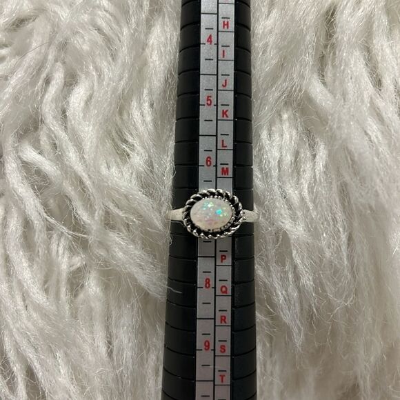 Opal ring set- Size 7 - Picture 6 of 6